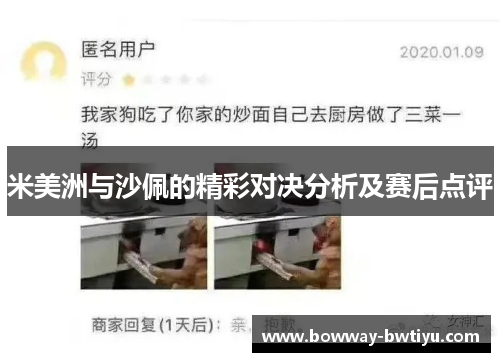 米美洲与沙佩的精彩对决分析及赛后点评