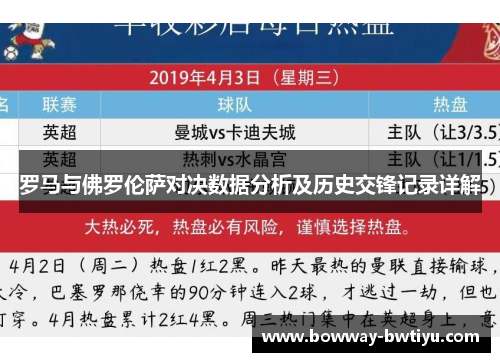 罗马与佛罗伦萨对决数据分析及历史交锋记录详解